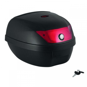 Top case moto, MULTIFIX, 28 litri - Negru