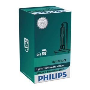 Bec auto Xenon pentru far Philips D1S Extreme Vision, 85V, 35W, 1 Buc