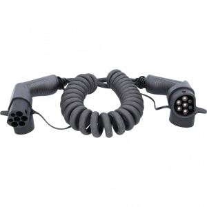 Cablu de incarcare spirala TYPE 2 / TYPE 2 11 KW 400 V 16 A 5M-EFUTURO KS-TOOLS