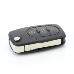 CARGUARD - Audi - carcasă cheie tip briceag cu 3+1 butoane, buton de panică și baterie 2032