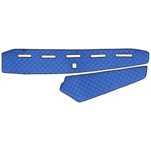 Husa bord camion F-Core, Piele-ECO, pentru VOLVO FH 16 II, Albastru