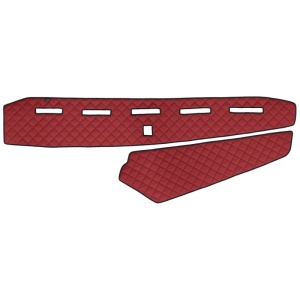 Husa bord camion F-Core, Piele-ECO, pentru VOLVO FH 16, Rosu