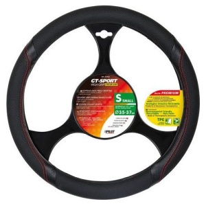 Husa volan GT-SPORT, marimea S, 35-37 cm, negru, Lampa