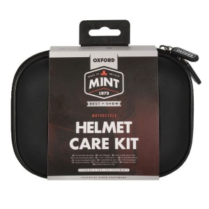 Kit intretinere casca moto OXFORD MINT - 4 produse curatare, antiaburire, igienizare, carpa