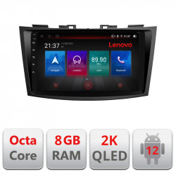 Navigatie dedicata Lenovo Suzuki Swift 2011-2019 M-179 Octacore, 8 Gb RAM, 128 Gb Hdd, 4G, Qled 2K, DSP, Carplay AA, 360,Bluetooth
