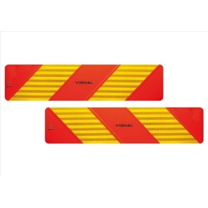 Set 2 Placute Reflectorizante 565X130Mm Suport Aluminium Vignal
