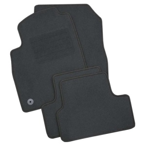 Set 4 covorase auto PETEX din mocheta, negru, compatibil cu Dacia Logan MCV 07/2013-
