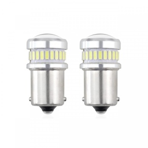 Set becuri auto cu LED CANBUS P21 R5W/R10W 30 SMD Alb 12V/24V