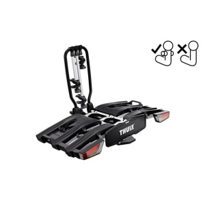 Suport biciclete Thule EasyFold XT 3B, pentru 3 biciclete cu prindere pe carligul de remorcare dedicat FIX4BIKE , 13 pini , pliabil ,aluminiu