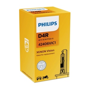 Bec auto Xenon pentru far Philips D4R Vision, 42V, 35W, 1 Buc