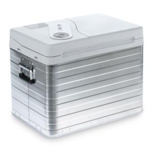 Cutie termoelectrica cu carcasa din aluminiu Mobicool Q40 AC/DC , alimentare la 12/230V, capacitate 39 litri