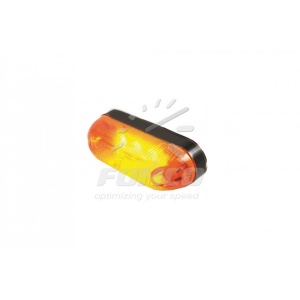 Lampă gabarit ovală, tehnologie LED, galben, alimentare 12/24V