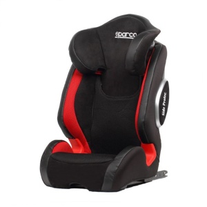 Scaun copii SPARCO F1000K PREMIUM - Negru /Rosu