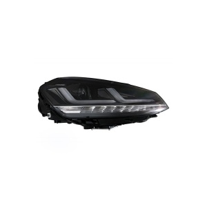 Set 2 Faruri Led Pentru Vw Golf Vii (2012-2016) Negru Ledriving Xenon / Pozitie Halogen Ledhl104-Bk Osram