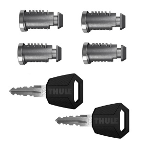 Set 4 butuci si chei pentru THULE One-Key System 450400