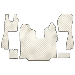 Set covorase camion, piele ecologica crem SCANIA L,P,G 01.10- transmisie automata, scaune standard
