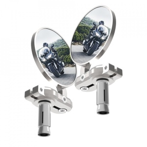 Set oglinzi moto Oxford Bar - Silver