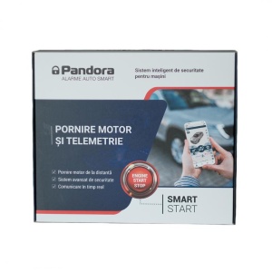 Sistem de securitate Pandora Smart Start cu pornire motor de la distanta si telemetrie