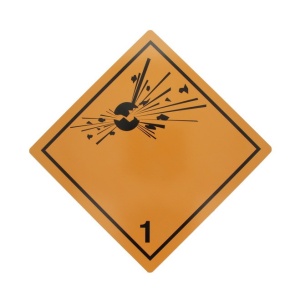 Tablita placa avertizare marcaj ADR "1", Cargoparts