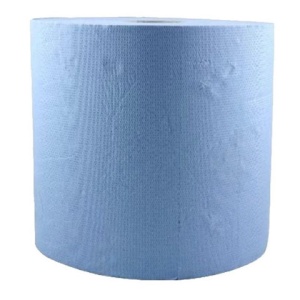 Ad-00-0020 Rola Hartie Profesionala 2 Straturi Albastra 100% Fibre Recuperate