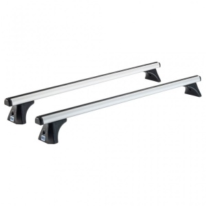 Bare transversale din aluminiu Cruz Oplus AX-128 pentru Dacia Logan, 4 usi, model 2013+ plafon normal