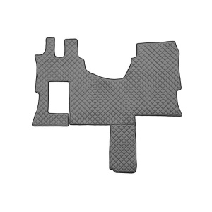 Covoras camion F-Core, Piele-ECO, pentru MERCEDES ACTROS MP4 / MP5, cabina SOLO STAR, Gri