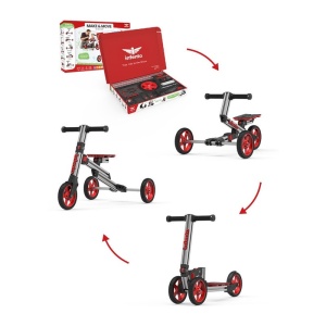 Kit constructie bicicleta, tricicleta, trotineta 14 in 1 pentru copii intre 1 si 6 ani Infento Make & Move