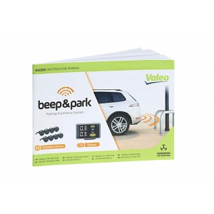Sensor de parcare Beep & Park Parking Assistance System cu 8 Senzori si LCD Display