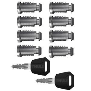 Set 8 butuci si chei pentru THULE One-Key System 450800