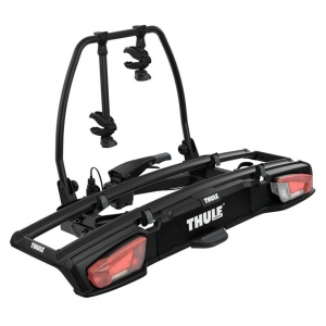 Suport biciclete Thule VeloSpace XT cu prindere pe carligul de remorcare (13 pini) - pentru 2 biciclete , culoare neagra