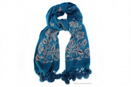 *Fular Dama PREMIUM "Lillo" Turcoaz cod LI3