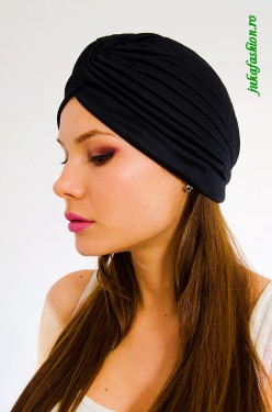 Turban Dama "Juka" Black by JukaFashion.ro cod 0099