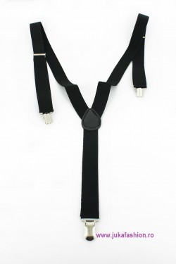 Bretele Barbat "Black" by JukaFashion.ro cod 000118
