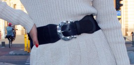 Curea Dama Elastic "Diva" Black by JukaFashion.ro cod CH4