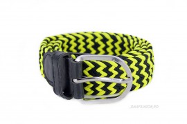 Curea Dama Elastica "Zig-Zag" Neon  by JukaFashion.ro cod X17