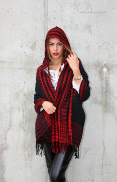 poncho dama cardigan