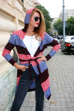 *Cardigan "Fluffy Love" by JukaFashion.ro cod F02
