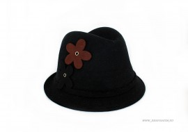Palarie Dama "Lolita" Black by JukaFashion.ro (2018)