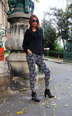 Pantaloni Colant Tip Catifea "Fantasy" by JukaFashion.ro cod Z2