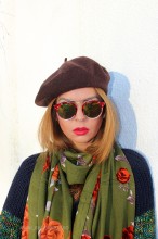 *Basca Dama "Picasso" Maron by JukaFashion.ro cod XC15