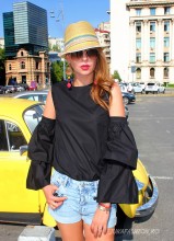 Bluza Dama "Lolita" Black Edition by JukaFashion.ro (2019)