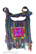 Geanta Tip Traista "Ileana" Roz by JukaFashion.ro