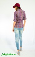 OFERTA PROMO : Camasa Carouri Dama "Miss Purple" by JukaFashion.ro cod 0093