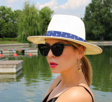 *Palarie Vara Femei"Borsalino" crem