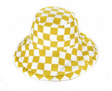 *Palarie Vara "Plaid" Galbena