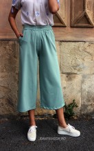 *Pantaloni Dama "Summer Mood" Mint  by JukaFashion.ro cod H68