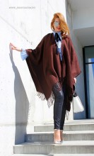 poncho dama femei