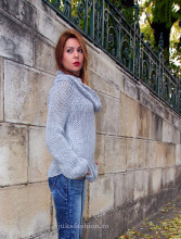 Pulover Dama "Cosmo" Grey by JukaFashion.ro cod Z5