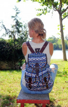 *Rucsac "Nature" Blue&White [2020]
