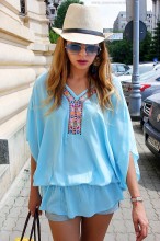 Bluza Dama "Breeze" Blue by JukaFashion.ro (2018)